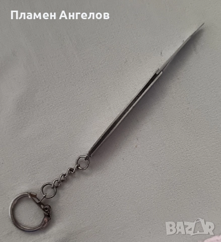 Старо българско сгъваемо ножче ключодържател. , снимка 8 - Антикварни и старинни предмети - 52427643