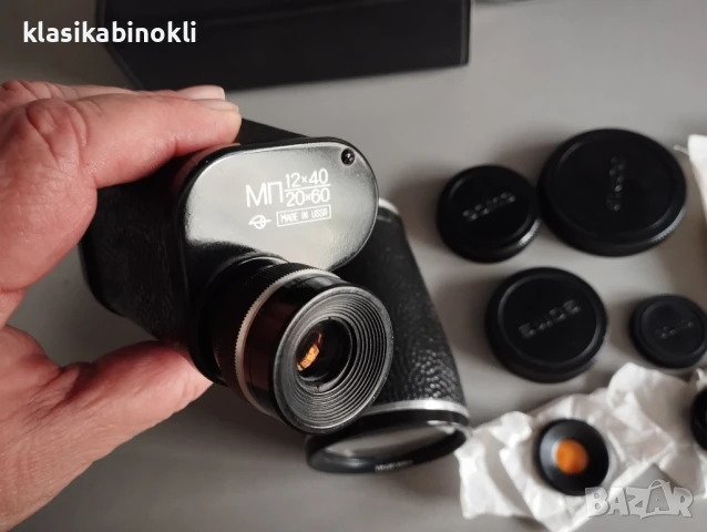 ТОП НОВ Съветски Монокъл-МП 12 х 40+20 Х 60--MADE IN СССР, снимка 4 - Екипировка - 50480576