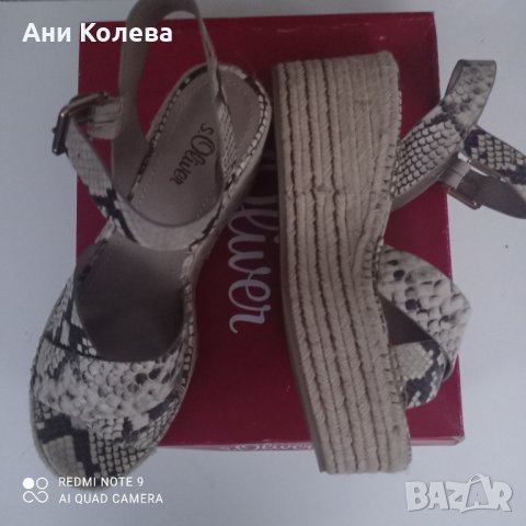 Нови немски  на платформа s.Oliver, 40 , снимка 3 - Сандали - 33074231