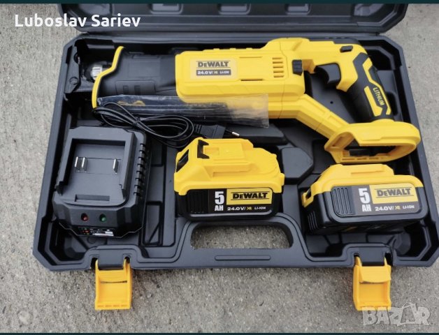 Акумулаторен саблен трион DeWALT 18V и 24v, снимка 2 - Други инструменти - 32746376