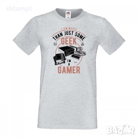 Мъжка тениска Geek Gamer,игра,изненада,подарък, снимка 3 - Тениски - 36812236