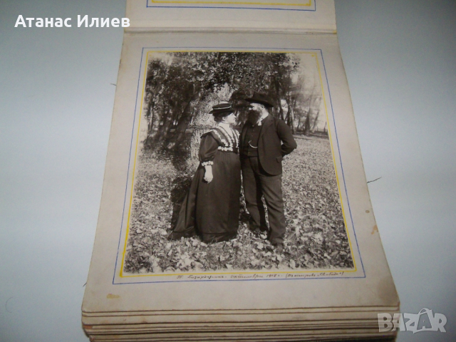 Луксозен семеен албум с 43 фотографии от 1907г.- 1910г., снимка 9 - Други ценни предмети - 36552220