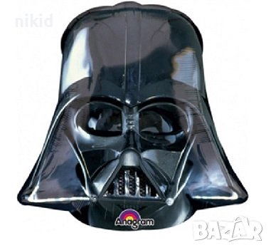 глава от Star Wars междузвездни войни Darth Vader Дарт Вeйдър фолио фолиев балон хелий въздух парти , снимка 2 - Други - 23874534
