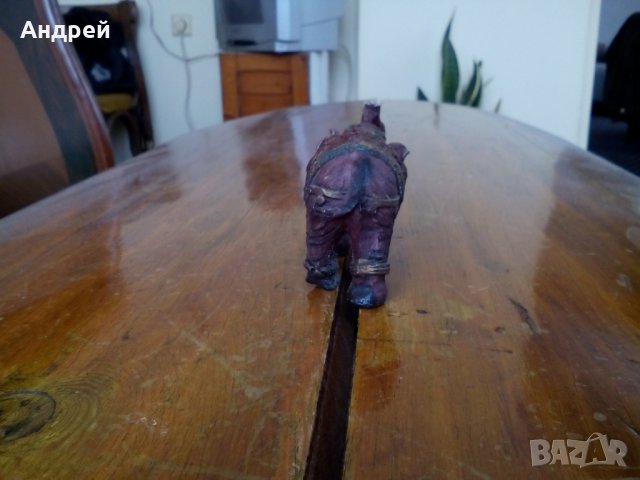 Стар сувенир слон #2, снимка 2 - Други ценни предмети - 28436611