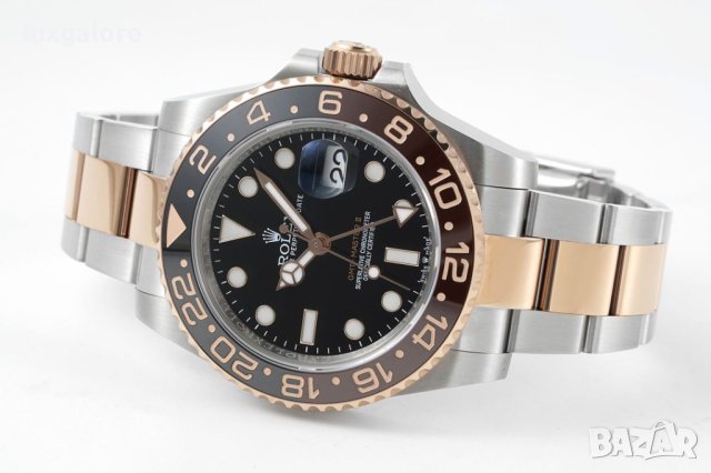 Мъжки часовник Rolex GMT-Master II Root Beer с автоматичен швейцарски механизъм, снимка 5 - Мъжки - 43489769