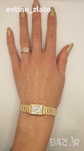 Златни дамски часовници  GENEVE - Au585-14K, снимка 2 - Дамски - 38142322