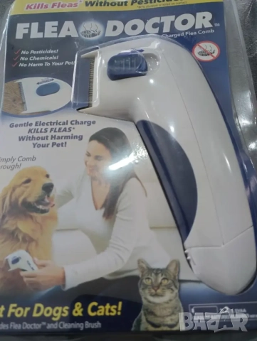   Електрически гребен против бълхи 