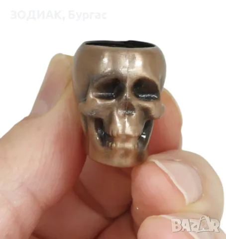 Метална Лула ЧЕРЕП, снимка 2 - Лули - 27072110