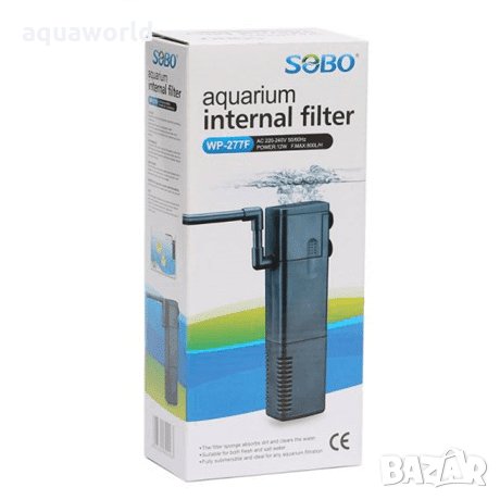 "Безплатна доставка" Sobo WP 277 F - вътрешен филтър за аквариум , снимка 1 - Оборудване за аквариуми - 28937532