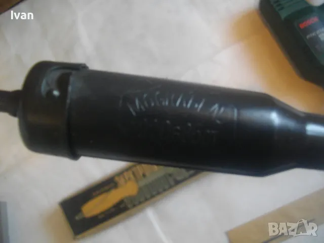 РУСКИ СССР НОВ ЕЛЕКТРИЧЕСКИ ПОЯЛНИК 65 ВАТА/220 ВОЛТА ПЪЛЕН К-Т 2 СМЕНЯЕМИ ЧОВКИ РЕЗЕРВЕН РЕОТАН, снимка 16 - Поялници и запояване - 49363166