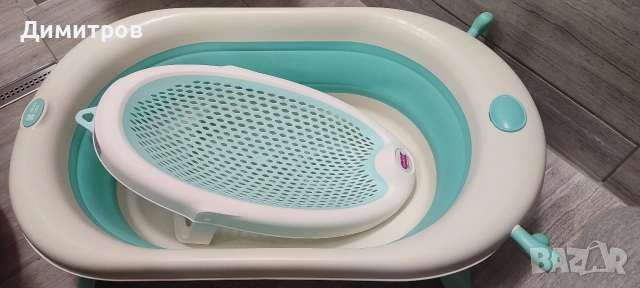 Подложка за къпане OK Baby - Jelly - тюркоаз
