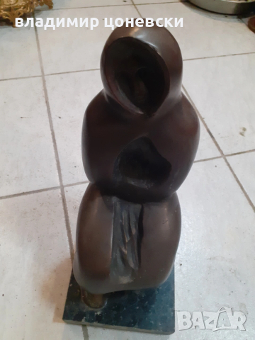 Бронзова скулптура от Георги Радулов,статуетка,фигура, снимка 2 - Колекции - 53607916
