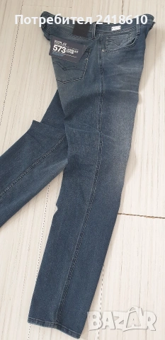 Replay Milano Anbass Stretch Slim Fit Mens Size 34/34 НОВО! ОРИГИНАЛ Мъжки Дънки!, снимка 4 - Дънки - 53578996