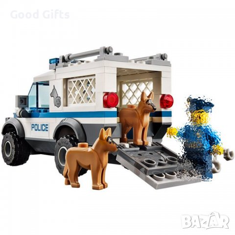 Конструктор градска полиция , 250 части с полицейско куче, снимка 5 - Конструктори - 38705480