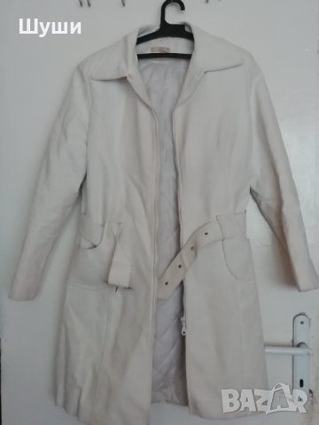 Красиво кожено палто , снимка 2 - Палта, манта - 43325516
