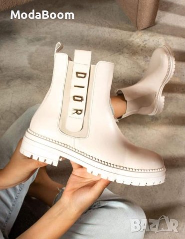 💯Dior дамски стилни боти / 2 цвята💯, снимка 3 - Дамски боти - 43445764