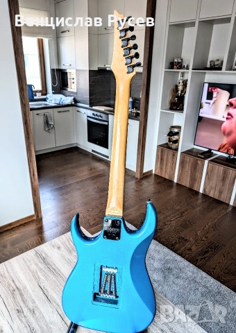 Ibanez EX350 Metallic Blue, 1991, Korea, снимка 6 - Китари - 53408638