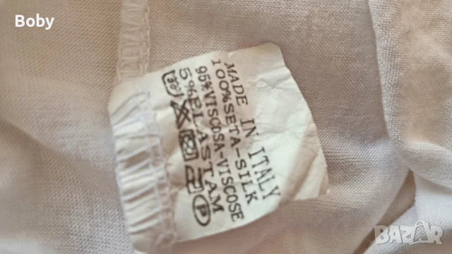 Italy коприна, снимка 3 - Блузи с дълъг ръкав и пуловери - 51391684