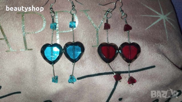 комплект от 5 чифта обеци, снимка 3 - Обеци - 43331659