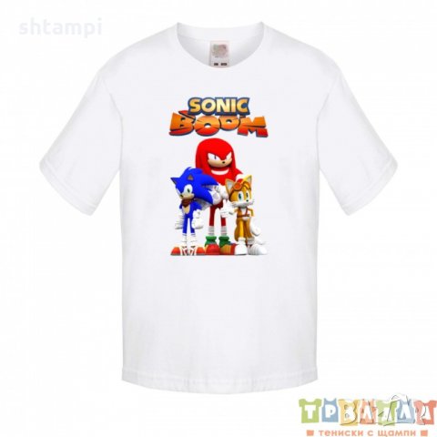 Детска тениска Соник Sonic the Hedgehog Sonic Boom 2, снимка 2 - Детски тениски и потници - 32943109