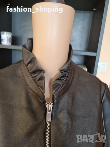 Дамско кожено яке Claudie Pierlot Paris, размер 38, снимка 4 - Якета - 51864202