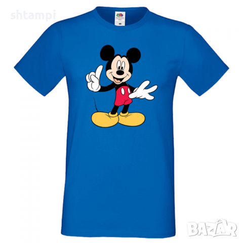 Мъжка тениска Mickey Mouse 9 Подарък,Изненада,Рожден ден, снимка 2 - Тениски - 36576534