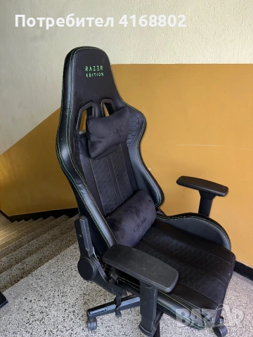 Геймърският стол Type Z – Razer Edition™ by legend, снимка 3 - Столове - 53402265