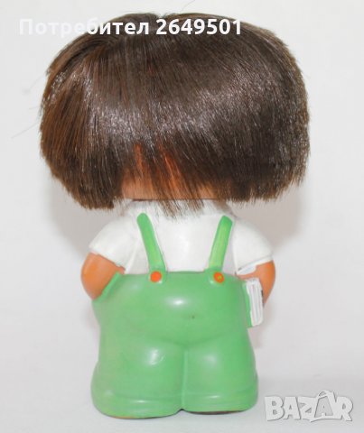 Японска 18 см. Japan гумена играчка кукла 1980те, снимка 2 - Колекции - 33585830