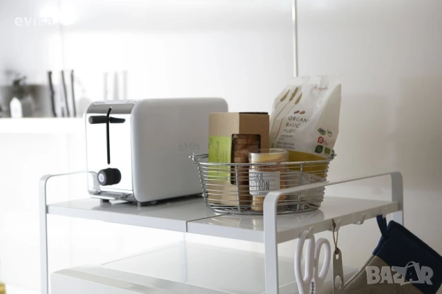 Разтегателна етажерка-органайзер за кухня Tower White, снимка 3 - Етажерки - 51345636