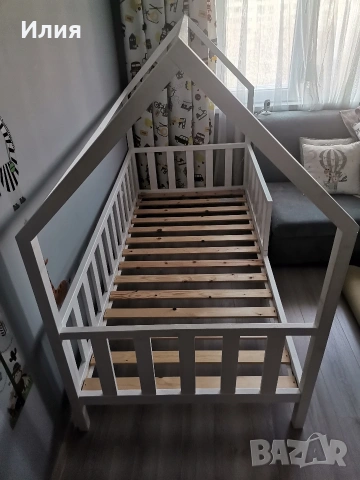 Детско легло КЪЩИЧКА, снимка 2 - Мебели за детската стая - 53532480