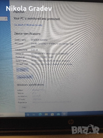 Лаптоп HP, снимка 3 - Лаптопи за работа - 51925187