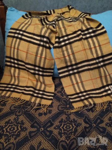 Burberrys оригинален вълнен шал  НАМАЛЕНИЕ 
