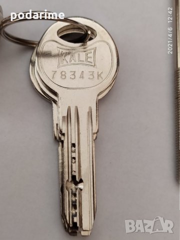 Патрон Кale/Кале, 31/37 мм, ДИН палец, 3 ямкови ключа, снимка 3 - Входни врати - 32446953