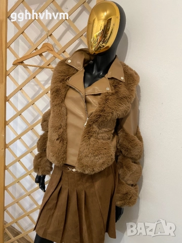 Кожено яке, снимка 3 - Якета - 51943311