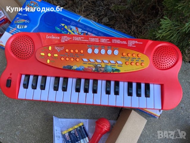 Детско пиано с микрофон Lexibook с Elza , Cars , Paw Patrol, снимка 6 - Музикални играчки - 39925023