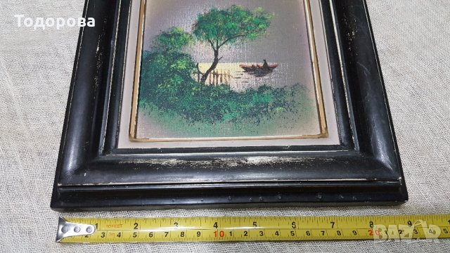 Миниатюрна картина., снимка 4 - Антикварни и старинни предмети - 27367786