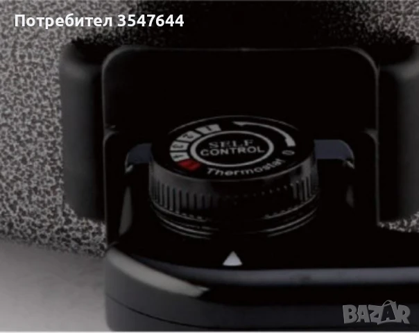 Електрически тиган за приготвяне на пица Rosberg R51010B, снимка 3 - Съдове за готвене - 49223304