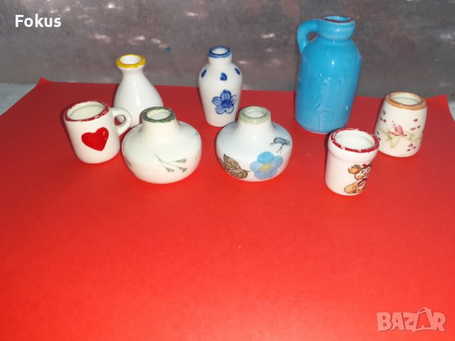 Лот миниатюри порцелан и керамика, снимка 3 - Антикварни и старинни предмети - 37634871