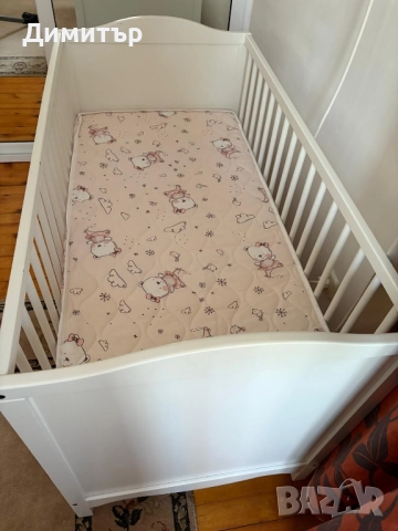 Бебешко легло IKEA С нов матрак , снимка 4 - Бебешки легла и матраци - 51476204