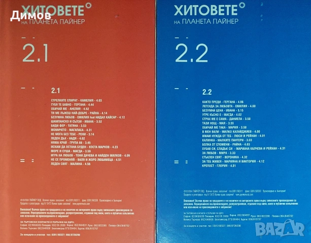 Хитовете на Планета Пайнер 2(видео касети), снимка 3 - Други музикални жанрове - 53587148