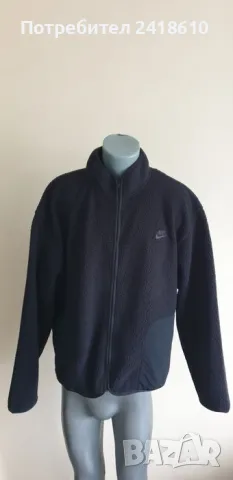 Nike Sherpa Jacket Fleece Full Zip Oversize Mens Size L НОВО! ОРИГИНАЛ! Мъжки Якета!, снимка 13 - Якета - 47621899