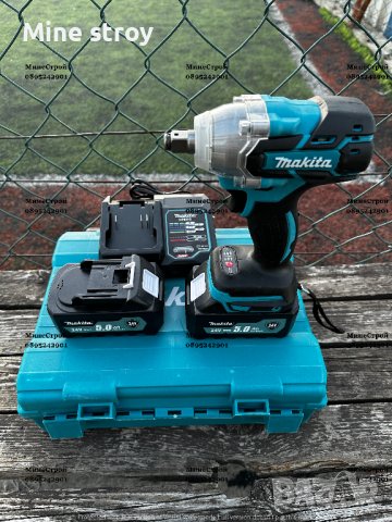 Акумулаторен Ударен Гайковерт Makita 24v 6ah Макита Импакт, снимка 1 - Винтоверти - 39759531