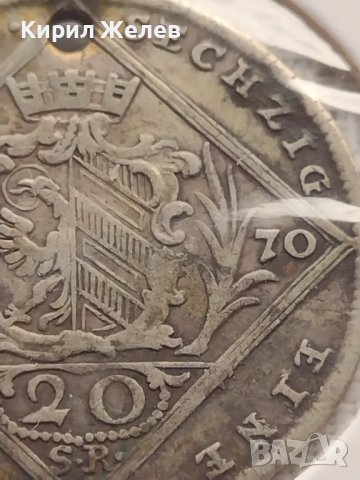 Сребърна монета 20 кройцера Йозеф втори Нюрнберг за КОЛЕКЦИОНЕРИ 12216, снимка 5 - Нумизматика и бонистика - 43000700