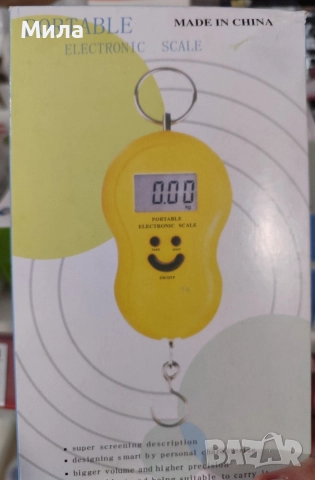 Портативен електронен кантар , снимка 2 - Други стоки за дома - 52818227