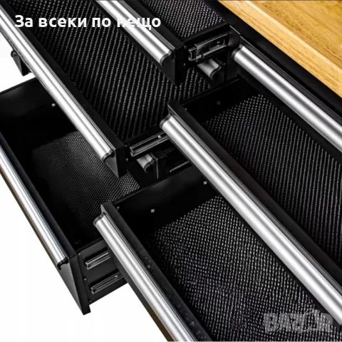 Подвижен шкаф за инструменти с работен плот JCB, снимка 5 - Други инструменти - 50328455