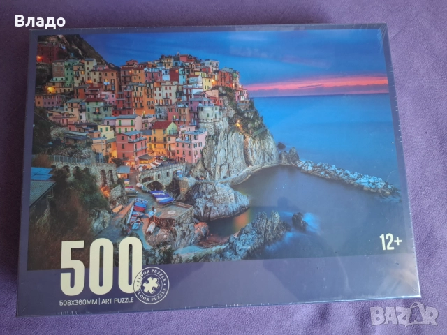 Пъзел 500 части - Манарола, Чинкуе Тере, Италия, снимка 2 - Игри и пъзели - 52838718