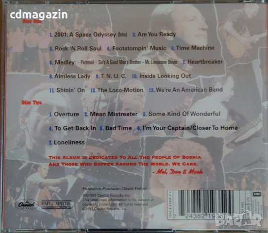 Компакт дискове CD Grand Funk Railroad ‎– Bosnia, снимка 2 - CD дискове - 37079991