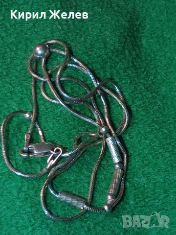 ЕФИРНО ДЕЛИКАТНО ИТАЛИАНСКО СРЕБЪРНО КОЛИЕ СРЕБРО 925 с РОДИЕВО ПОКРИТИЕ 36122, снимка 14 - Колиета, медальони, синджири - 39666738