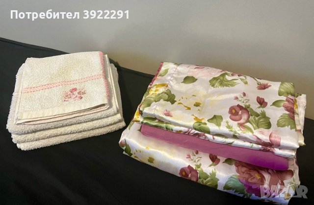 Лукс спален комплект от сатен + подарък, снимка 10 - Спално бельо - 43397329