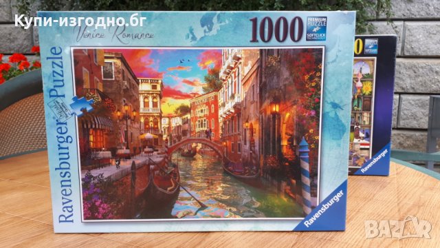 Различни пъзели Revensburger 1000 части - Венеция , Арт жена , Невероятна азбука, снимка 3 - Игри и пъзели - 37577577